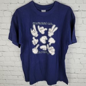 NISKO | "International Code ....No Problem!" short sleeve crewneck graphic shirt